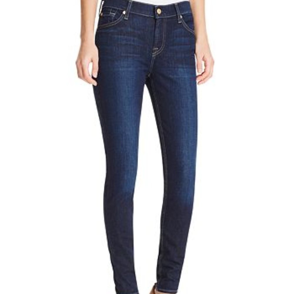 7 For All Mankind Gwenevere Ankle Skinny Jeans Size 24 00